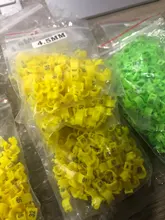 Leg-Rings Pigeon Bird Parrot Small Dove 5mm 4mm 3mm 100pcs Inner