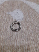 Ramos-Conjunto de anillos clásicos de 3 rondas para mujer, joyería de acero inoxidable para boda y compromiso