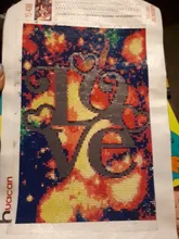 Diamond Painting Text-Kit Mosaic-Love-Decorations Huacan Home 5d Diy Full Square Embroidery