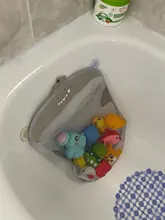 Ducha de bebé bolsa de malla para juguetes de baño colgante animales de dibujos animados en forma de bolsa de almacenamiento para baño organizador titular niños agua Red para juguetes bolsa