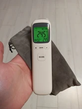 Termómetro infrarrojo Digital para la frente, herramienta de medida de la fiebre sin contacto para bebés y adultos