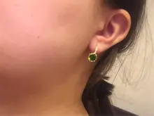 EMMAYA-pendientes tipo tuerca de circonia cúbica AAA para mujer, joyería de moda brillante, elemento de regalo, precio de fábrica, venta al por mayor