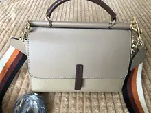 FOXER-Bolso cruzado de cuero auténtico para mujer, bolsa de hombro de gran capacidad para oficina, para Otoño e Invierno