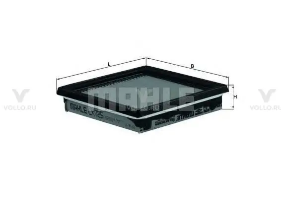 KNECHT LX725 Фильтр воздушный NISSAN MICRA 16V 92