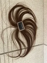 Halo Lady Beauty-flequillo de aire para mujer, cabello humano brasileño con Clip, flequillo, transparente, no remy, peluca de cabello de repuesto