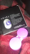 AMARA-lentes de contacto de colores para Halloween, 1 par, para ojos, maquillaje, fiesta, 1 año