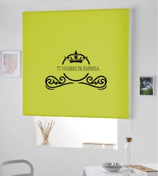 

Blind Iroa with themed and company name/Widespread! ROLLER BLINDS TRANSLUCENT! (PISTACHIO 100X175)