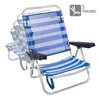 Chaise pliante multi-positions Aktive Beach 61x43x82cm marin, chaises de plage, chaises pliantes avec support, chaise de camping ► Photo 2/4