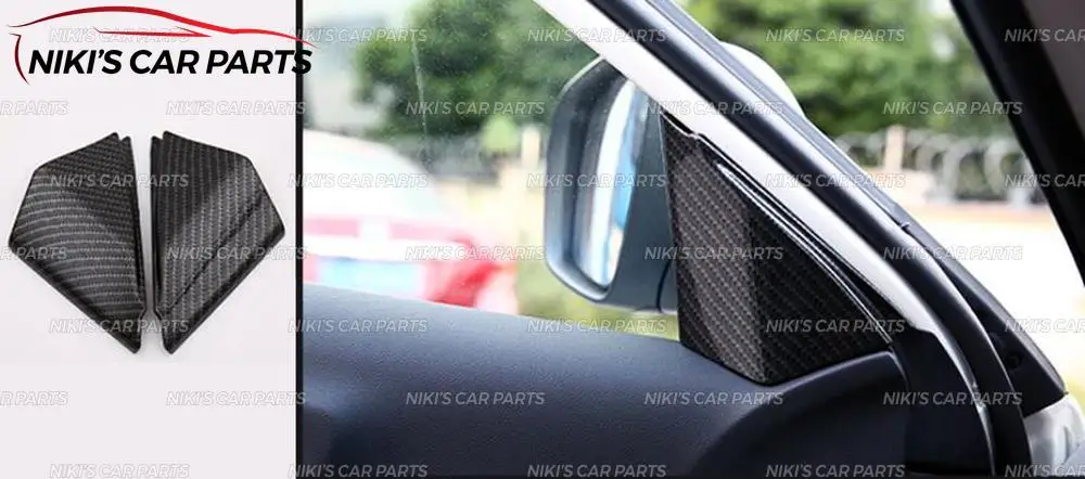 Треугольные накладки на передние стойки для Renault Captur-ABS пластик 1 комплект/2 шт. формовочные украшения автомобиля Стайлинг