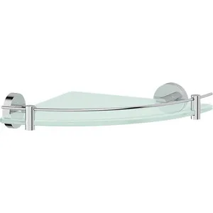 

Shelf glass artwelle Harmonie angular 24 cm, Chrome (Har 039)