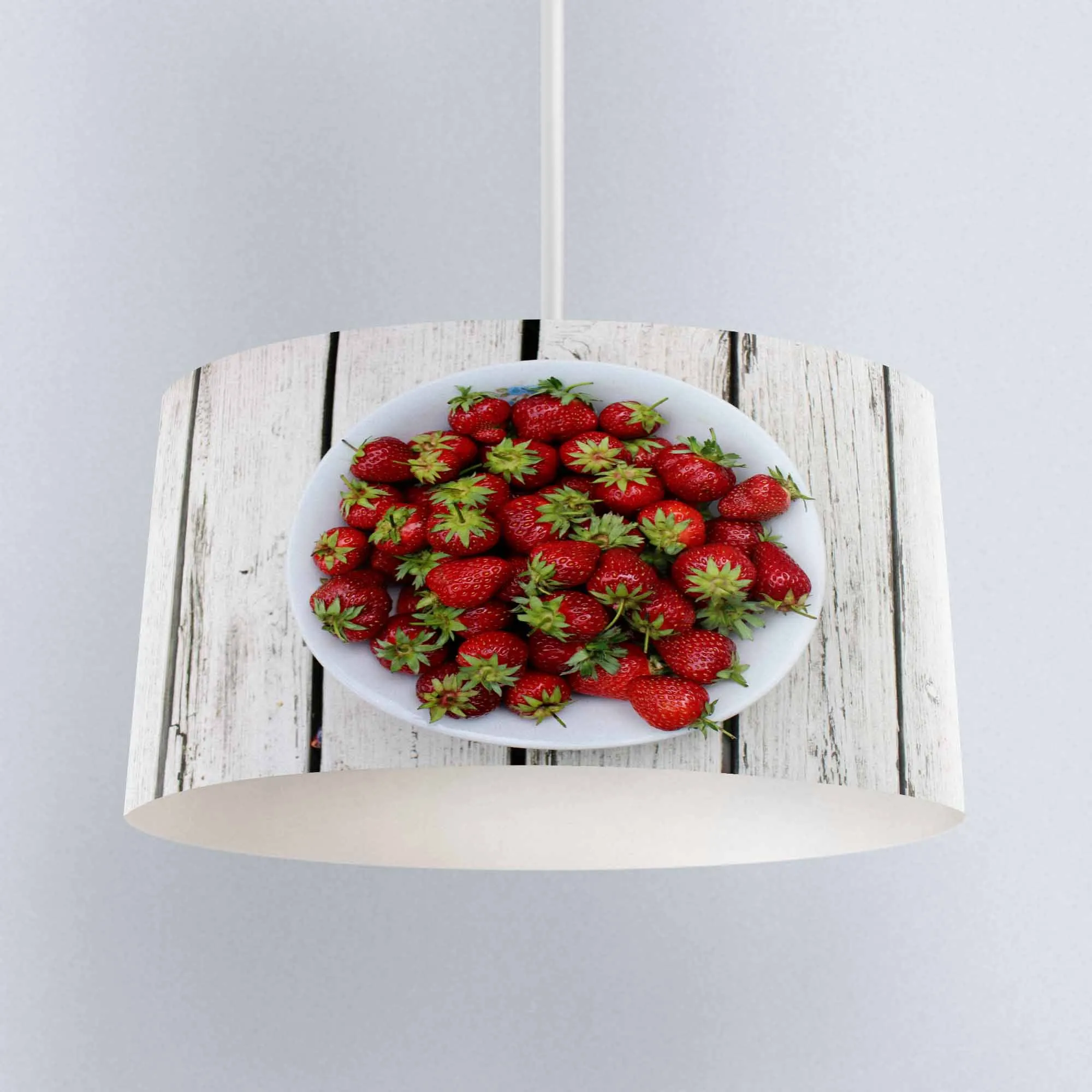 

Другой кремовый дерево на Красной клубнике тканевая кухонная люстра лампа барабан абажур пол потолок подвесной светильник, абажур