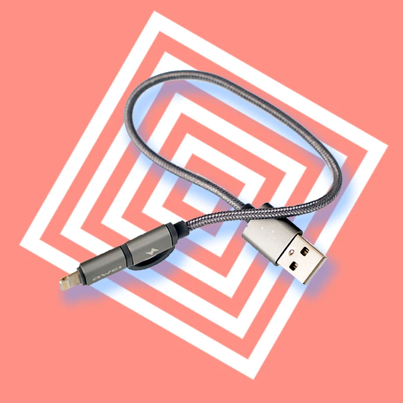 Кабель USB-microUSB/usb type-C(CL-990
