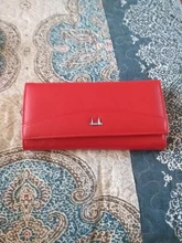Women Wallet Genuine-Leather High-Quality Coin-Purse Money-Bag Portomonee Long-Clutch
