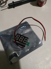 Mini Módulo de pantalla LED Digital, bricolaje, rojo y azul, voltímetro de DC2.5V-32V DC0-100V, medidor de contador de voltaje, Panel para motocicleta y coche