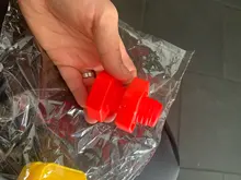 4 set/lote tornillo bloques de construcción de plástico insertar bloques tuerca forma juguetes para niños juguetes educativos de los modelos de escala juguetes de los niños