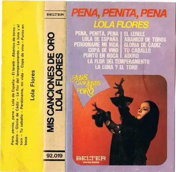 

Lola Flowers-My songs gold/Penalty, penita, penalty-Belter 1975 (cassette)