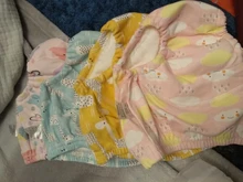 Pañales de 6 capas de entrepierna para bebé, pantalones de entrenamiento reutilizables, pañal de tela lavable, braguitas de algodón a prueba de agua, ropa interior de baño