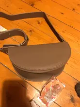 Mujer mensajero bolsa impermeable de moda jovencita bolso de hombro de cuero de la PU de personalidad todos los días bolsas pequeñas correa de hombro ancho