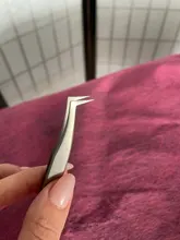 VETUS-pinzas para pestañas, 1 unidad, extensiones y aumento del volumen, acero inoxidable, útiles de maquillaje, SA ST