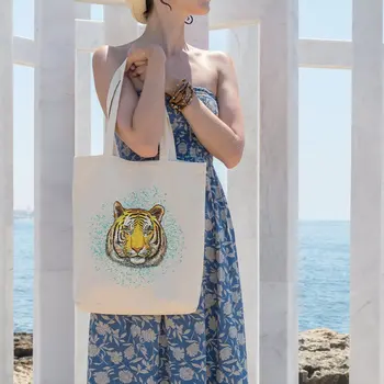 

Angemiel Bag Turquoise Fonds Tiger Cloth Bag