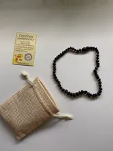 HAOHUPO-collar de ámbar Natural clásico para bebé, certificado de autenticidad, piedra de ámbar del Caribe auténtica, collar para niño, regalo para bebé, 14 colores