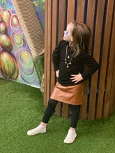 Girls Tops Skirt Suit Sweater Spring 2pieces 0-9-Years Fashion New New-Arrival