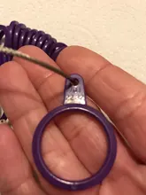 Juego de mancuernas de plástico para hacer joyas, juego de herramientas de joyería, medidor medición de tamaño de anillo, venta al por mayor