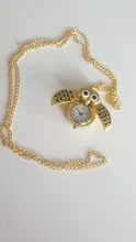 Reloj de bolsillo con forma de búho para niños, colgante, collar, el mejor regalo, envío directo