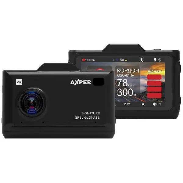 Автомобильный видеорегистратор Axper Combo Hybrid Wi (черный) | Электроника