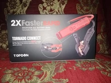 Topdon-cargador de batería automático para coche y motocicleta, Cargador de baterías de litio de plomo ácido IP65, 6V, 12V, T1200