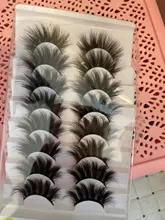 5/8 pares 3D visón pestañas 20mm pestañas 3D de pestañas falsas naturales NATURALES DE Pestaña de visón extensión belleza maquillaje pestañas