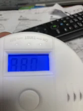 Alarma de gas de monóxido de carbono, alarma de luz y sonido, indicador de concentración de gas para evitar la intoxicación de gas, protección de la seguridad familiar