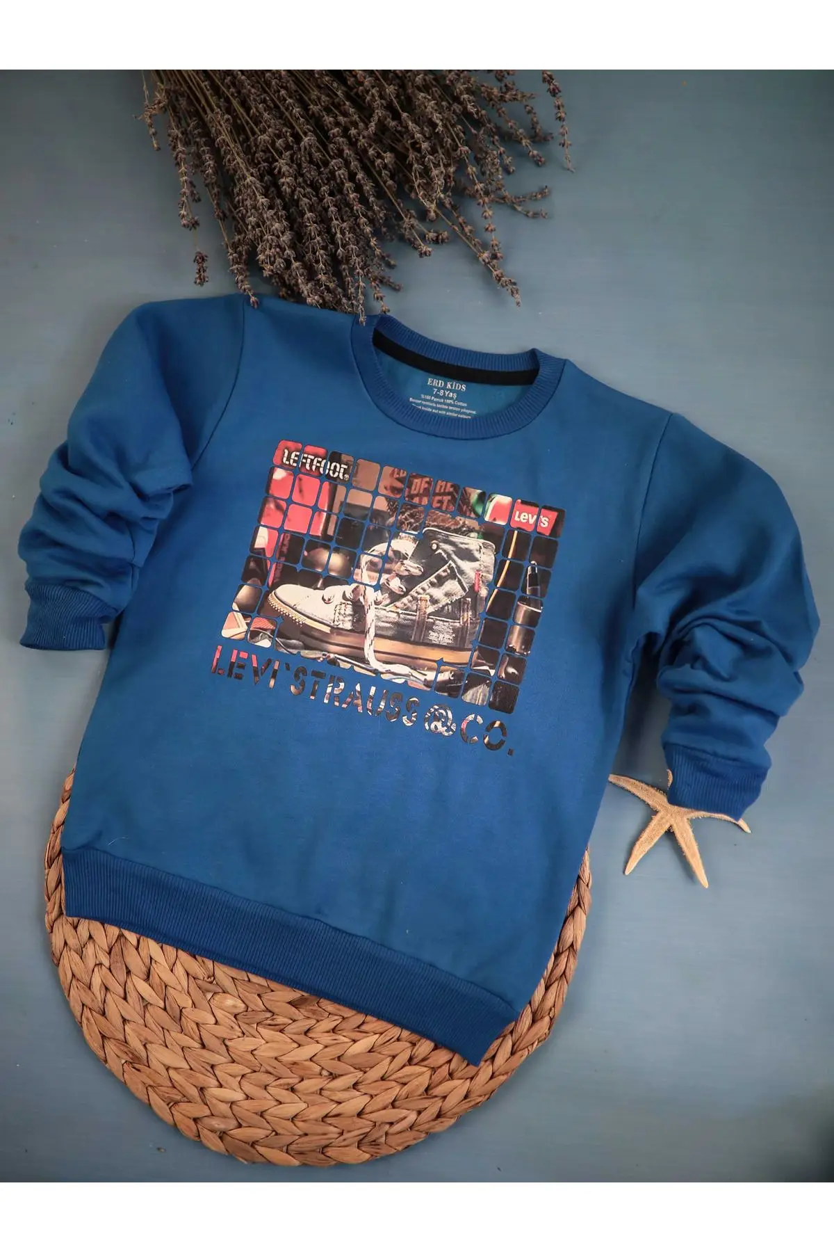 

Blue Seasonal Male Child Sweatshirt