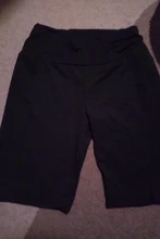 Pantalones cortos delgados de Fitness para mujer Casual pantalones delgados de verano de cintura alta hasta la rodilla pantalones cortos negros ajustados Streetwear