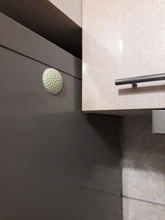 Pegatinas autoadhesivas suaves y gruesas para proteger la pared, Tope de puerta estilo Golf, almohadilla de goma, guardabarros de puerta, producto para el hogar