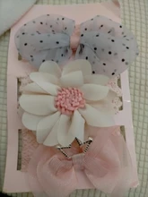 3Pcs/Set Flower Baby Girl Headband Bows Crown Newborn Toddler Turban Hair Band Headbands