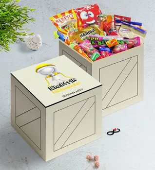 

Customized Electrical Engineer In Wooden Box Nostalgic Lezzetler Gift Seti-2