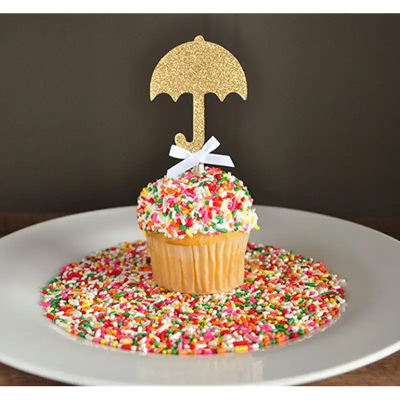 Umbrella cupcake toppers Clearance
