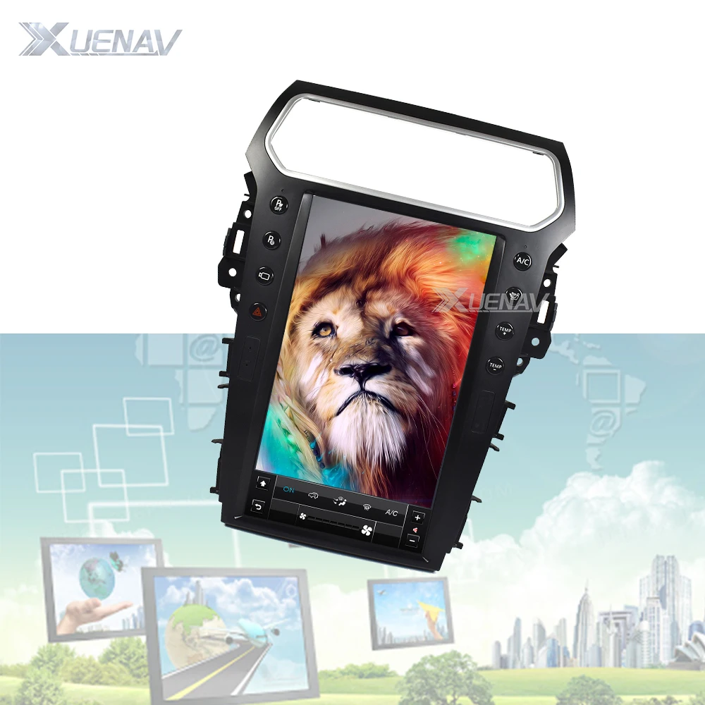 

Tesla Style Vertical Screen for FORD Explorer 2013 2014 2015 2016 2017 car GPS player for ford explorer autoradio car player