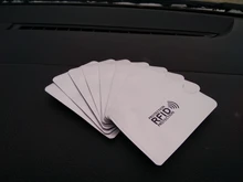 Funda antiescáner para tarjetas de crédito, Protector de tarjetas RFID, lámina de aluminio antimagnética, tarjetero para tarjetas bancarias, 10 Uds.