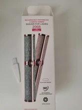 Pluma del condensador de ajuste para cejas para mujer, depiladora Facial de maquillaje, Afeitadora eléctrica portátil indolora, depilación corporal