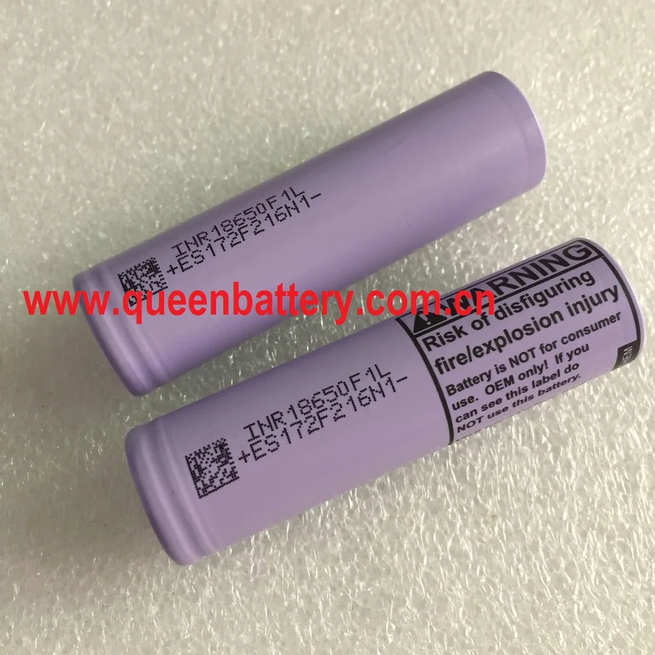 Новинка 50 шт./лот бесплатная доставка 18650 F1L INR18650F1L 3350 мАч аккумулятор 3400 солнечная