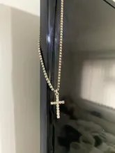 Crystal-Choker Charm Bijoux Jewelry Cross-Pendant Fashion Necklaces Boho Bling Women