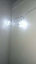 Adornos navideños para el hogar, guirnalda colgante con luz LED de copo de nieve para decoración de árbol de Navidad, regalo de Navidad, Año Nuevo, 2020
