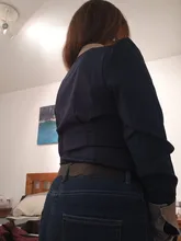 Casual Shirt Blouse Tops Button Patchwork Blusas Long-Sleeve Lapel Office Autumn Plus-Size