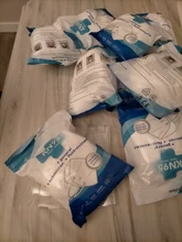 Mascarillas faciales KN95 CE FFP2 con 5 capas de filtro, máscara protectora para el cuidado de la salud, transpirable, 95%