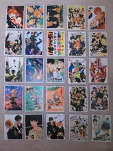 Haikyuu-Lote de 24/25 unidades de Anime japonés Pegatinas para coche, portátil, mochila de bicicleta, bricolaje, impermeable, PVC, pegatinas de juguete