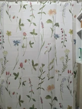 Shower Curtains Flower-Rose Waterproof Hooks Frabic Animals Flamingo Elephant African-Style