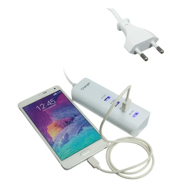 Многопортовое настольное зарядное устройство 4 USB Разветвитель Хаб Hub