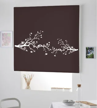 

Blind Iroa roll with drawing/Branches! ROLLER BLINDS TRANSLUCENT! (CHOCOLATE 100X175)